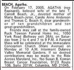 Agatha <I>Rapisardi</I> Beach 