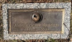 Anne <I>Cooper</I> Burgess 
