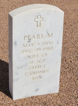 Pearl M Gardner 