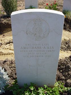 Lance Corporal Amuthana A'Asa 