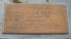 Cecil Clyde “Buster” Gideons 