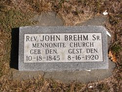 Rev Johan Jacob “John” Brehm Sr.