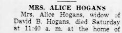Alice <I>Jefferson</I> Hogans 