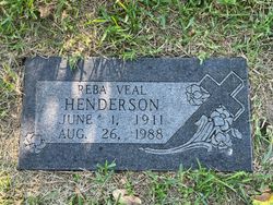 Reba Mae <I>Veal</I> Henderson 