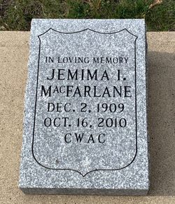 Jemima Ingram “Ina” <I>Wisely</I> MacFarlane 