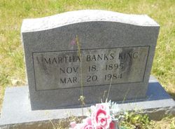 Martha <I>Banks</I> King 