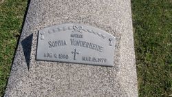 Sophia <I>Peatrowsky</I> Vonderheide 