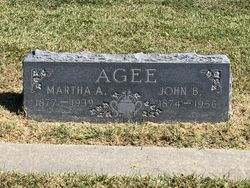 Martha Ann <I>Lancaster</I> Agee 
