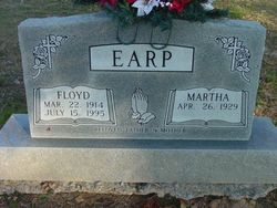 Martha Louise <I>James</I> Earp 