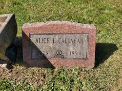 Alice Lenora <I>Sharpe</I> Callahan 