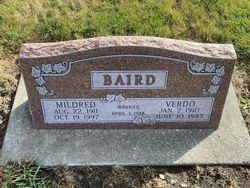 Mildred Elizabeth <I>McCrae</I> Baird 