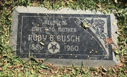 Ruby Oakley <I>Ashe</I> Busch 
