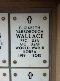 Elizabeth <I>Yarborough</I> Wallace 