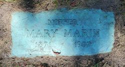 Mrs Maria (Mary) Maddalena <I>Bond</I> Marin 