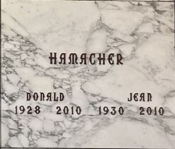 Jean M <I>Scheurell</I> Hamacher 