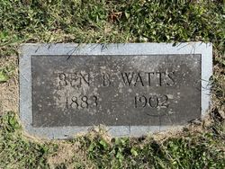Benjamin B Watts 