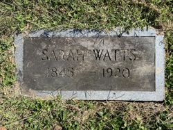 Sarah <I>Hayes</I> Watts 