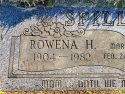 Rowena Harriet <I>McPherson</I> Spillman 