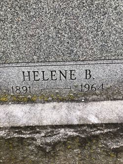 Helene B “Helen” <I>Forster</I> Bernard 
