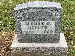 Maude E. Decker 