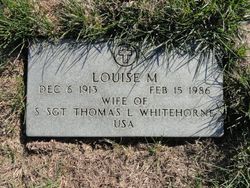 Louise M Whitehorne 