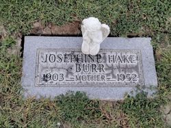 Josephine <I>Hake</I> Burr 