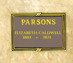 Elizabeth <I>Caldwell</I> Parsons 