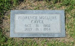 Florence <I>McClure</I> Cayce 