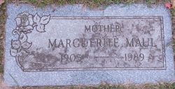 Marguerite <I>Maul</I> Maul 