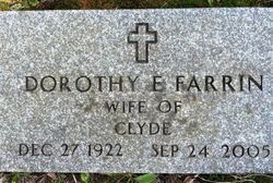 Dorothy Earlene <I>Gordon</I> Farrin 
