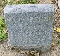 Mary <I>Behan</I> Baker 