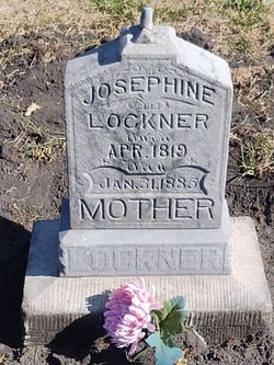 Marie Josepha “Josephine” <I>Flicker</I> Lockner 