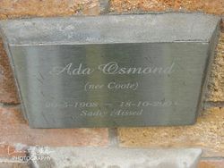 Ada <I>Coote</I> Osmond 