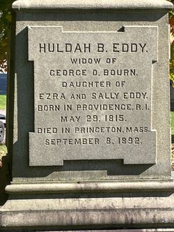 Huldah Battey <I>Eddy</I> Bourn 