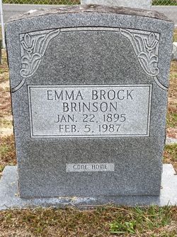 Emma <I>Brock</I> Brinson 