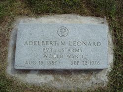 Adelbert Monroe “Bertie” Leonard 