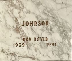 Rev David W. Johnson 