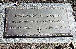 Dorothy Viola <I>Reinhardt</I> Adams 