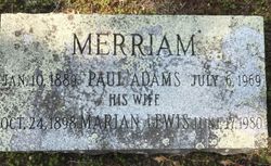 Marian Lewis <I>Weis</I> Merriam 