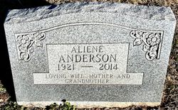 Minnie Aliene <I>Rice</I> Anderson 
