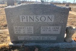Robert Lee Pinson 
