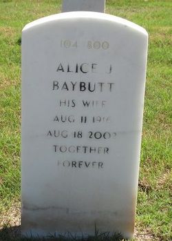 Alice J Baybutt 