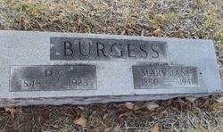 Mary Jane <I>McCommas</I> Burgess 