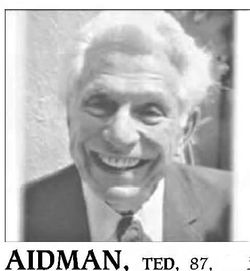 Theodore “Ted” Aidman 