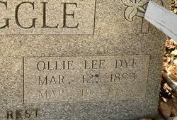 Ollie Lee <I>Dye</I> Tuggle 