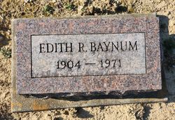 Edith R <I>Downing</I> Baynum 