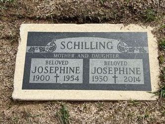 Josephine <I>Broome</I> Schilling 