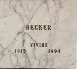 Vivian Mae <I>Thielen</I> Hager Hecker 