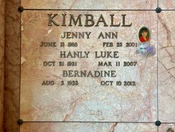 Jenny Ann Kimball 