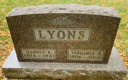 Harold Rex Lyons 